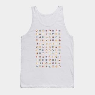 Lined Animated Design Tank Top